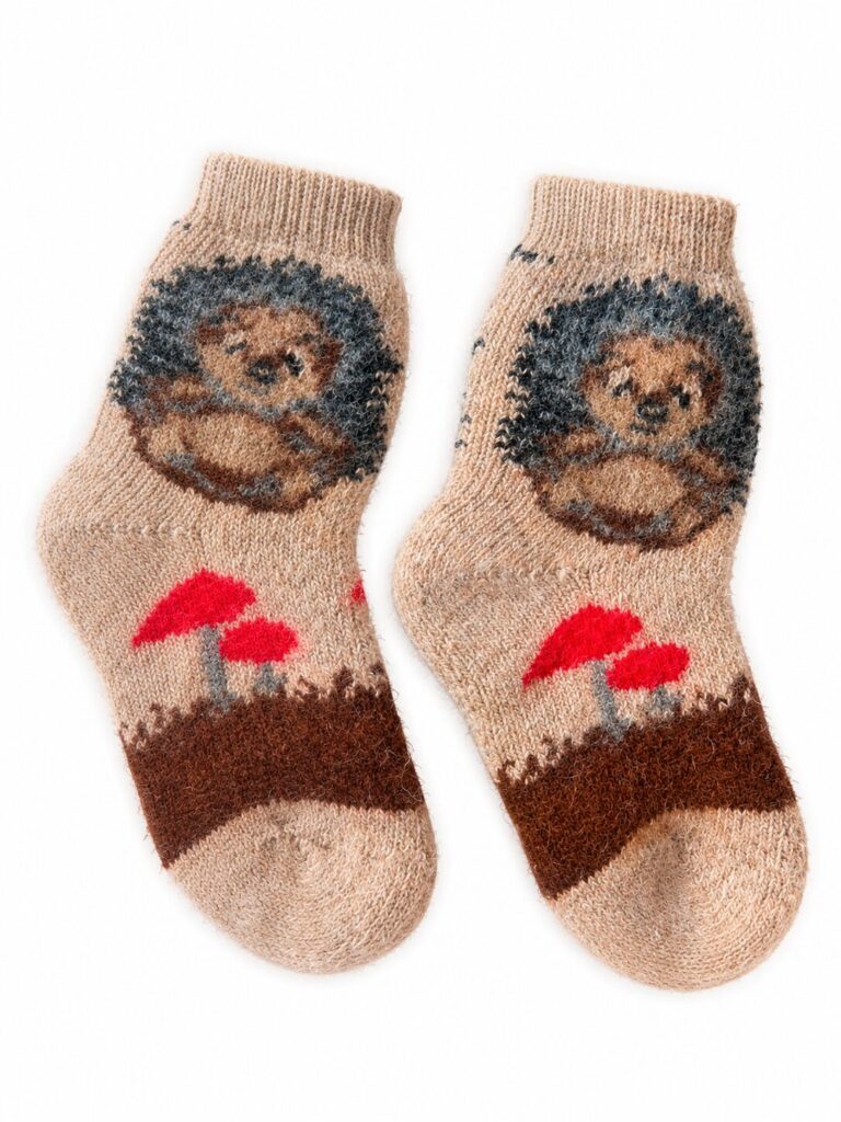 Laste merinovillased sokid HEDGEHOG, WoolLando