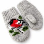 Lasten villased labakäpikud SNOWFLAKE, WoolLando