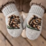Lasten villased labakäpikud SQUIRREL, WoolLando